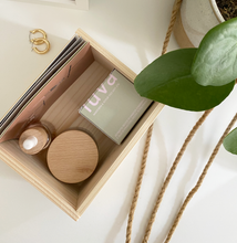 Carica l'immagine nel visualizzatore di Gallery, LUCE - Combo Box in legno con Crema viso, Booster e Maschera&Scrub