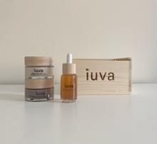 Carica l'immagine nel visualizzatore di Gallery, LUCE - Combo Box in legno con Crema viso, Booster e Maschera&Scrub