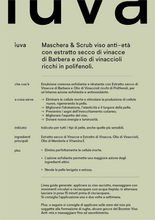 Carica l'immagine nel visualizzatore di Gallery, Maschera & Scrub viso con estratto secco di vinacce di uva Barbera